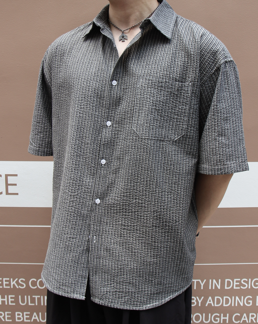Seersucker Summer Kara Shirt