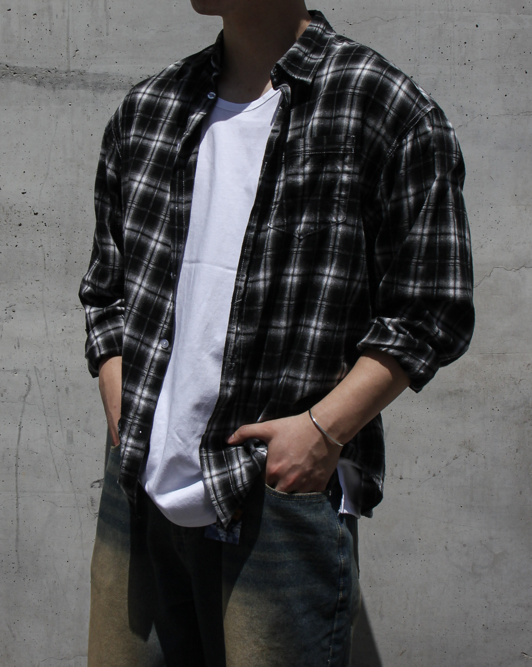 【U LAN】Pald Dekki Overfit Check Shirt Pald Dekki Overfit Check Shirt - ULAN | 60% - Asian Fashion