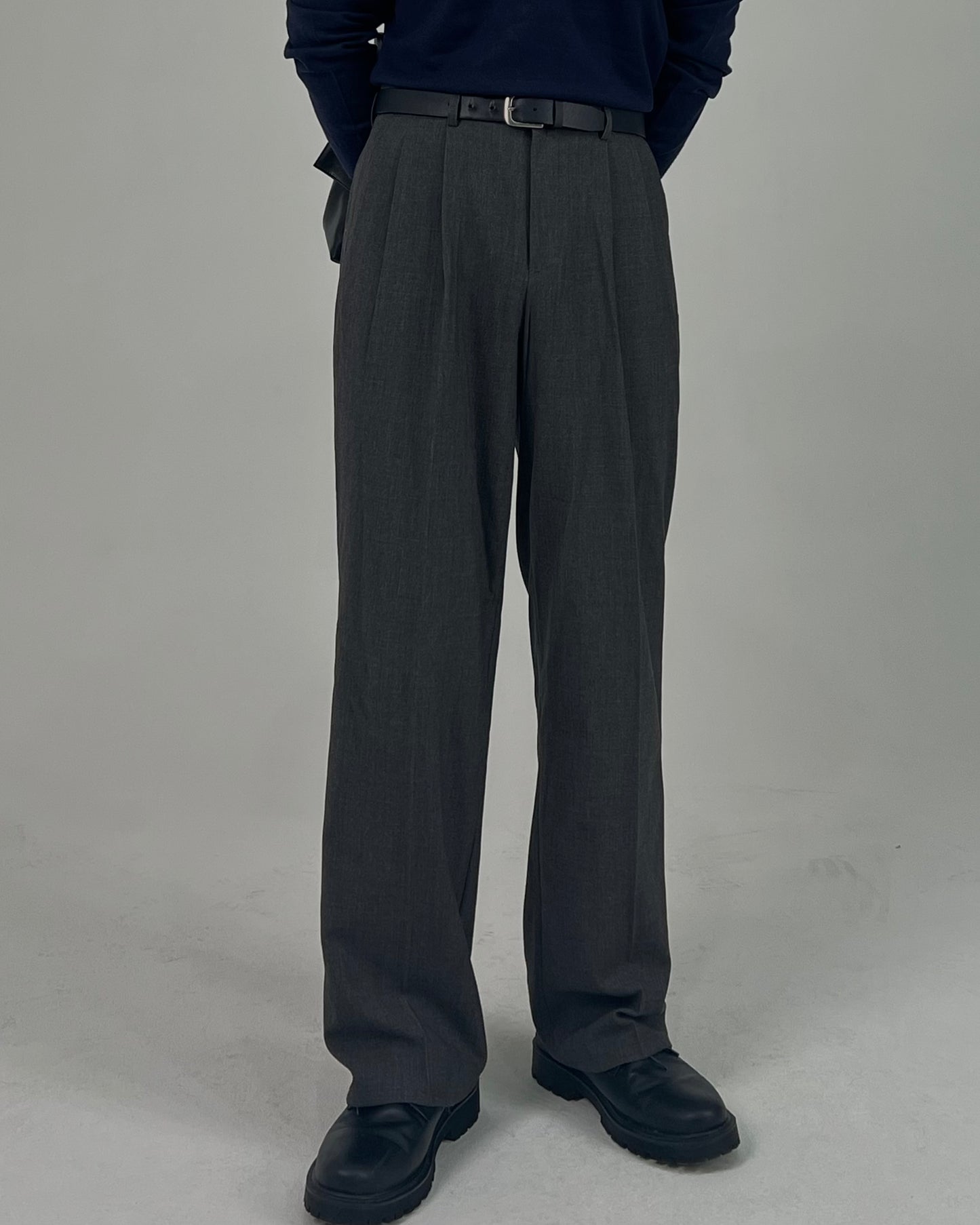 TR Double-Tuck Wide Slacks