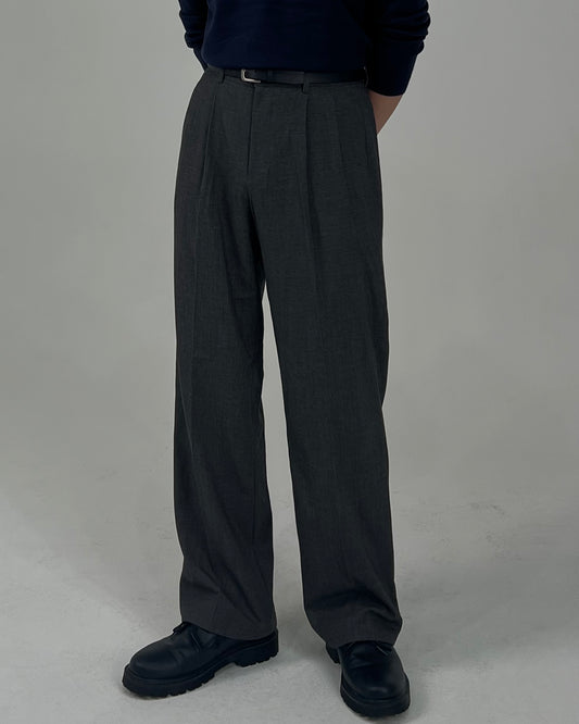 TR Double-Tuck Wide Slacks