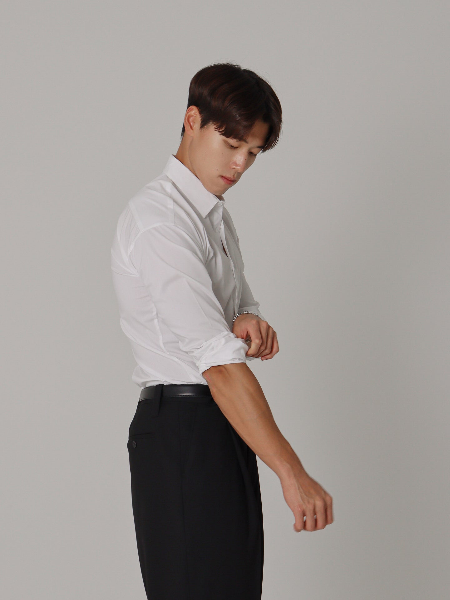 Muscle-Fit Premium Cotton Polo - White